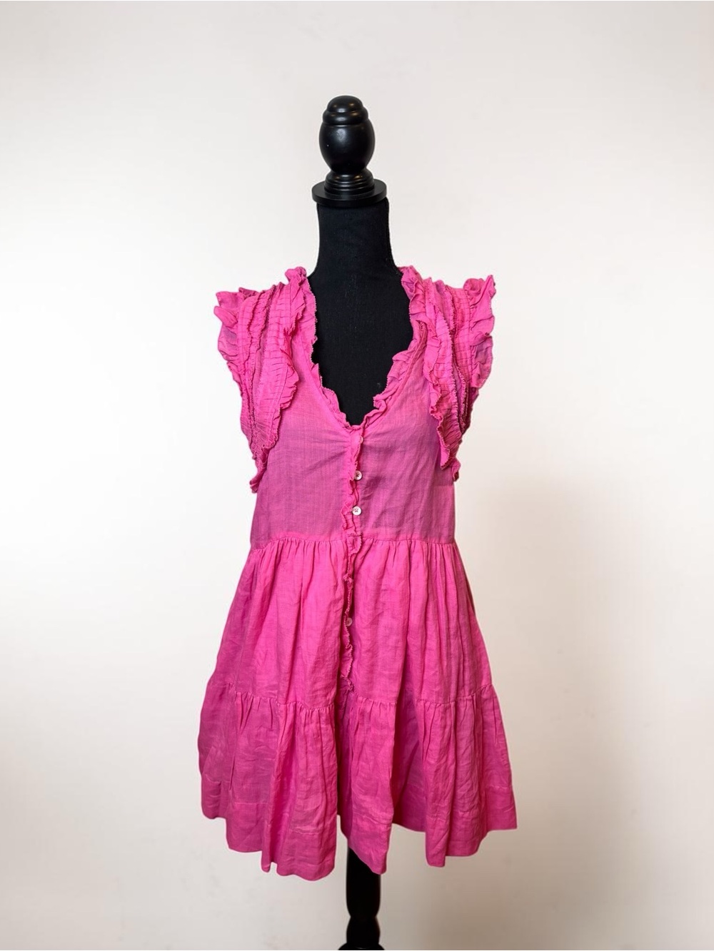 Sea NY smocked flutter sleeve dress - Picture 3 of 7